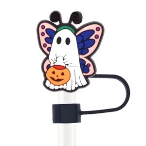 Cute Ghost Halloween Straw Topper